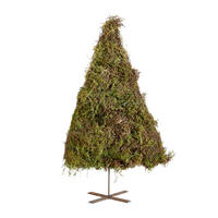 DEKOWEIHNACHTSBAUM  - Grün, Basics, Naturmaterialien/Metall (50cm) - X-Mas