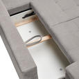 ECKSOFA  in Webstoff Hellgrau  - Hellgrau/Schwarz, KONVENTIONELL, Kunststoff/Textil (282/162cm) - Carryhome