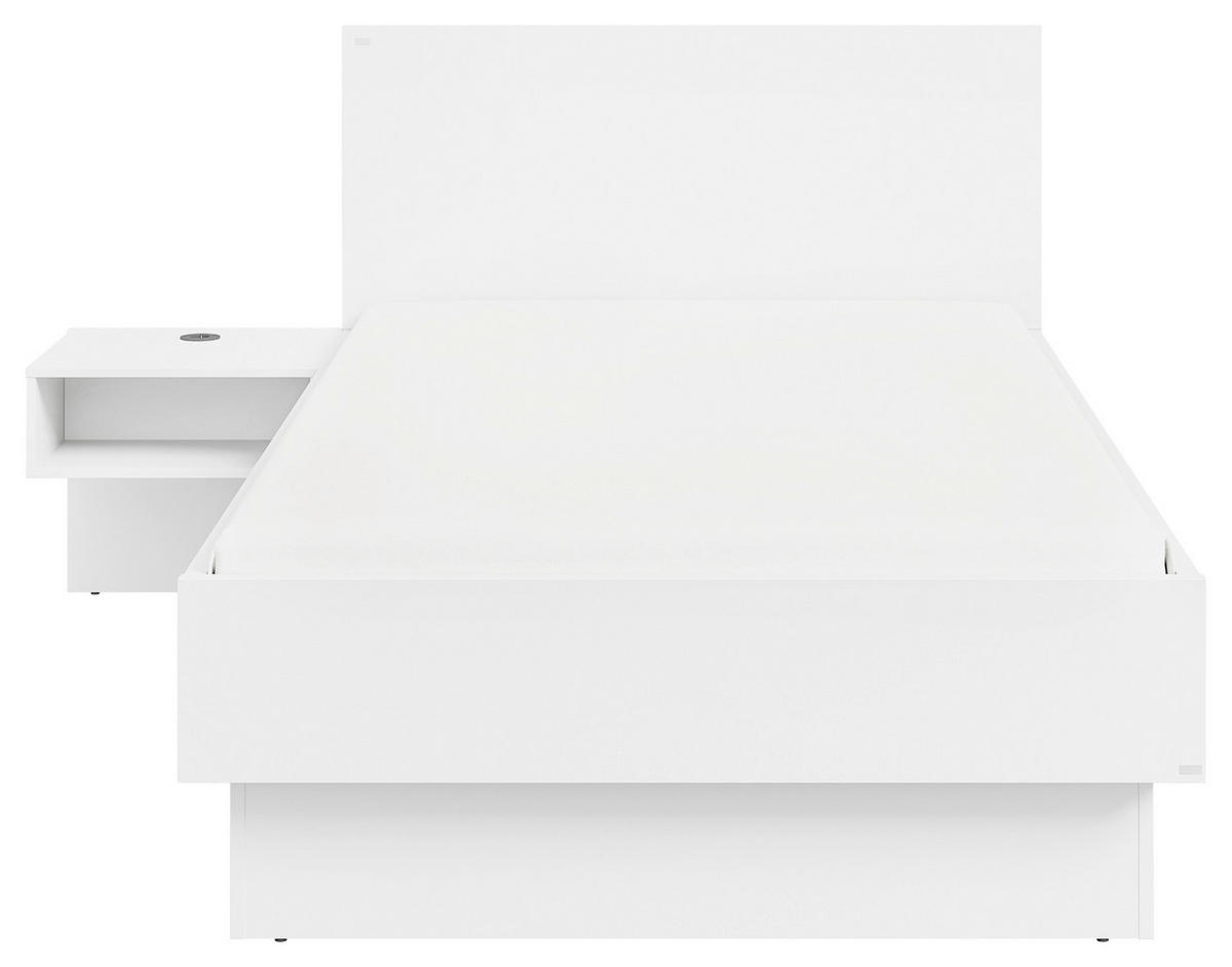 BETTANLAGE - Weiß, Design (120/200cm) - Cantus