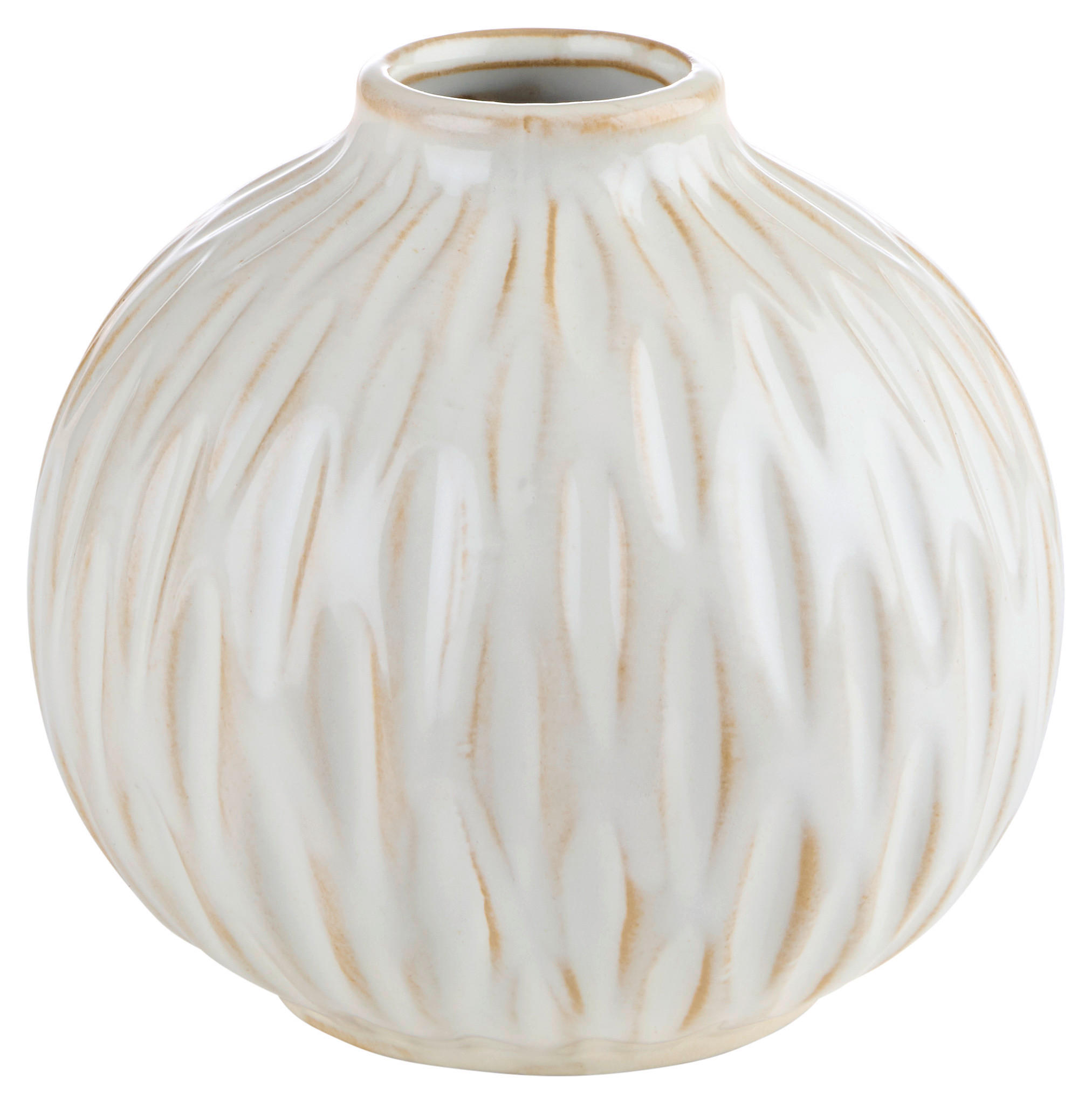 VASE  - Beige, Trend, Keramik (9cm)