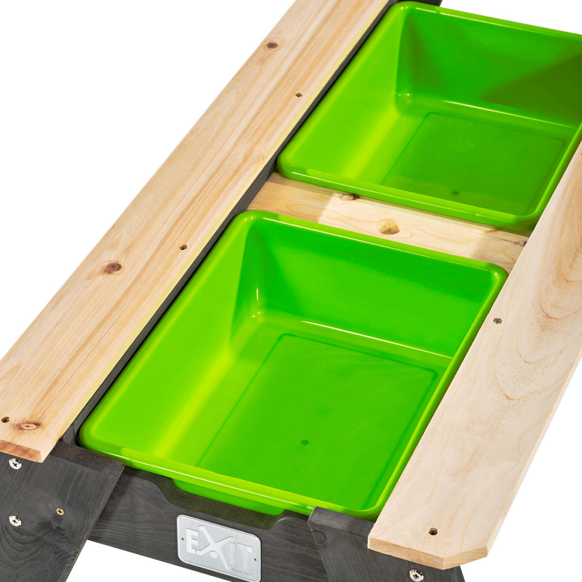SAND- UND WASSERTISCH Holz Grau  - Grau, KONVENTIONELL, Holz (120/94/50cm) - EXIT Toys