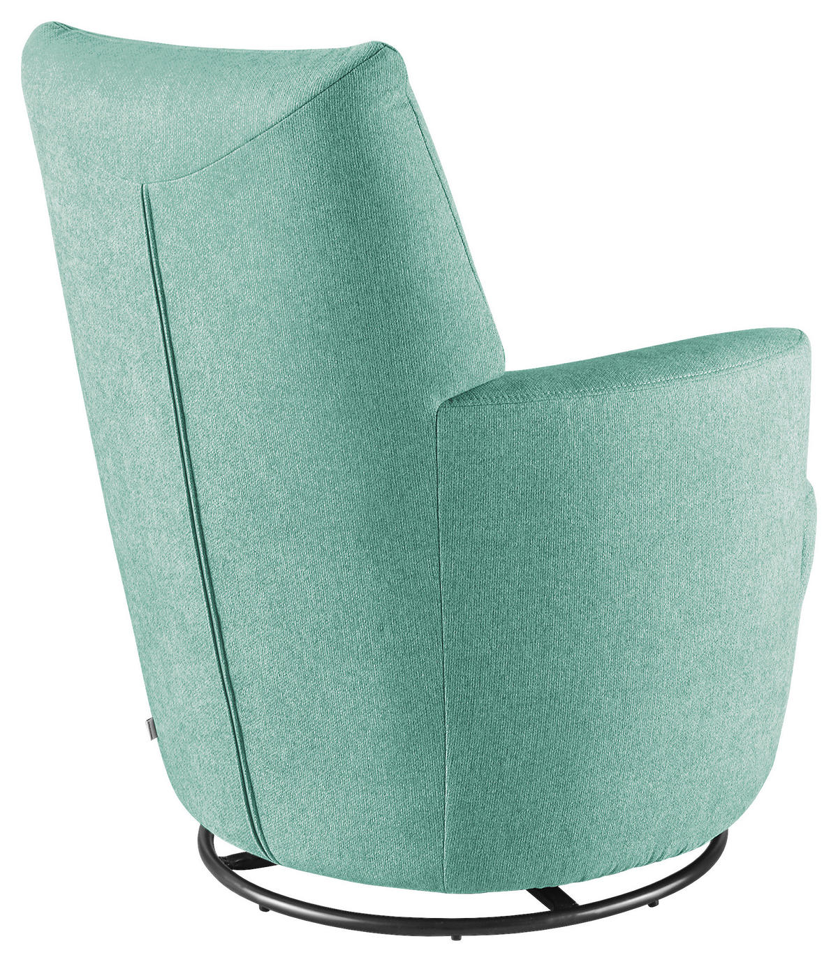 SESSEL Webstoff Türkis    - Türkis/Schwarz, Design, Textil/Metall (80/96/88cm) - SetOne by Musterring