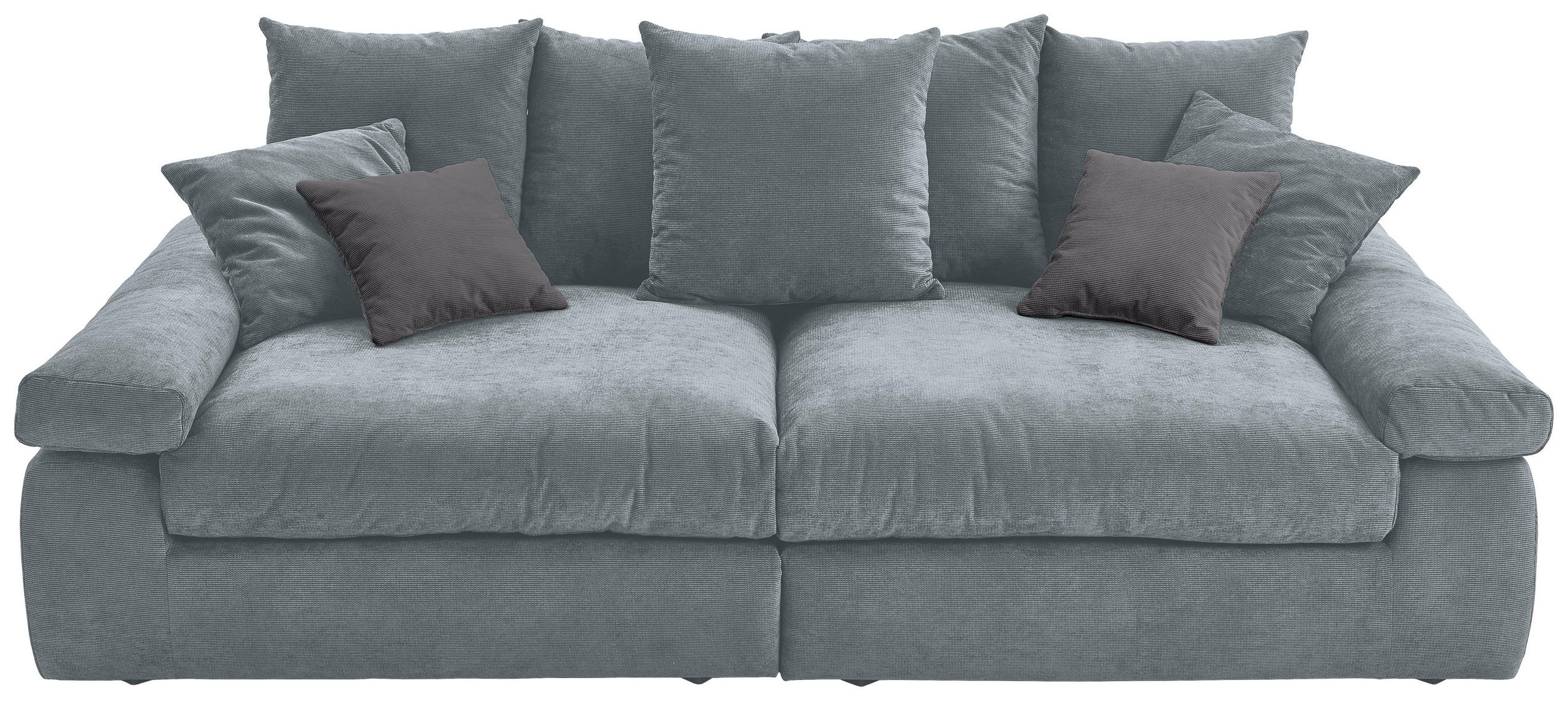 Carryhome Bigsofa Anthrazit, Blaugrau 260x90x140 cm