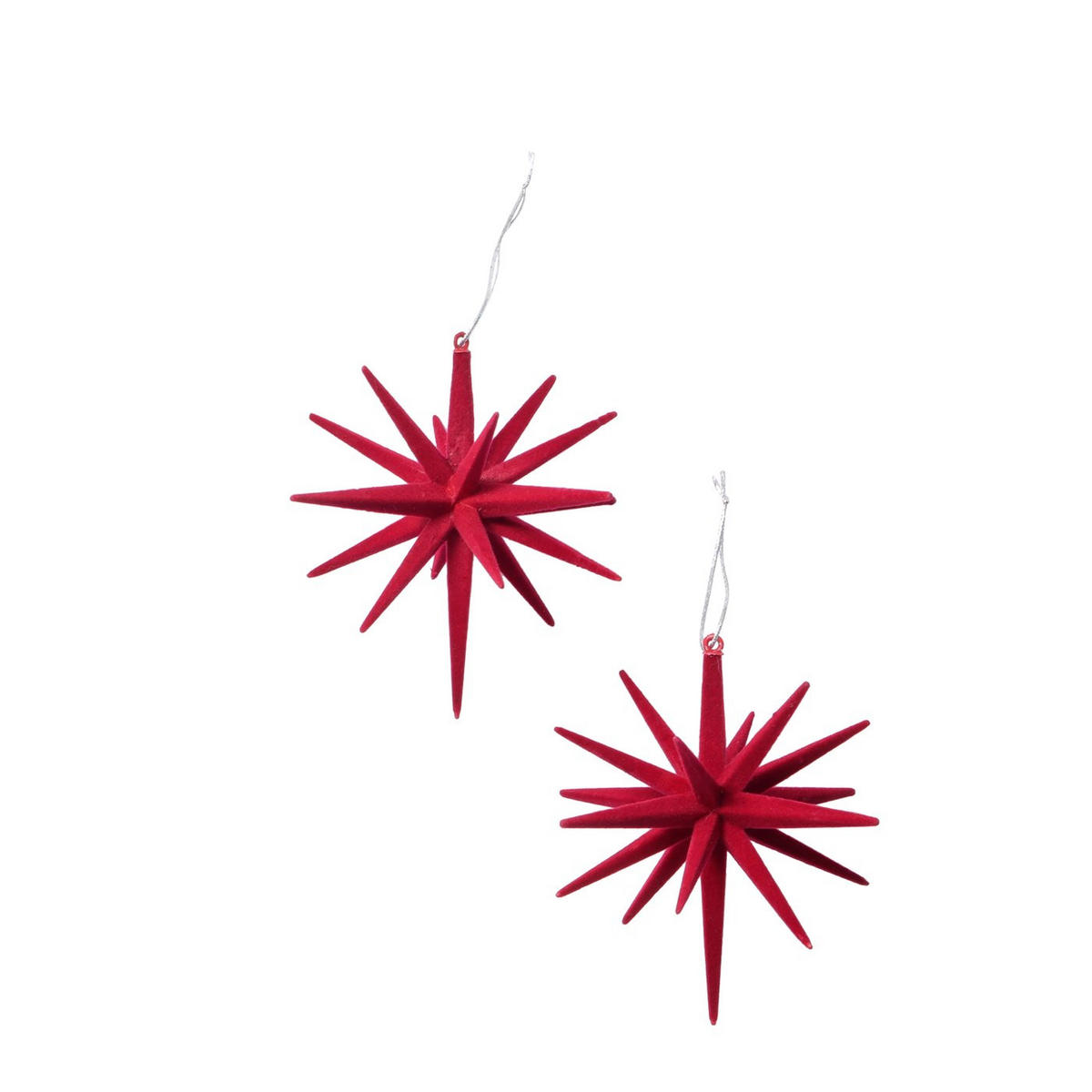 CHRISTBAUMANHÄNGER 14 cm  - Rot, Design, Kunststoff (14cm)