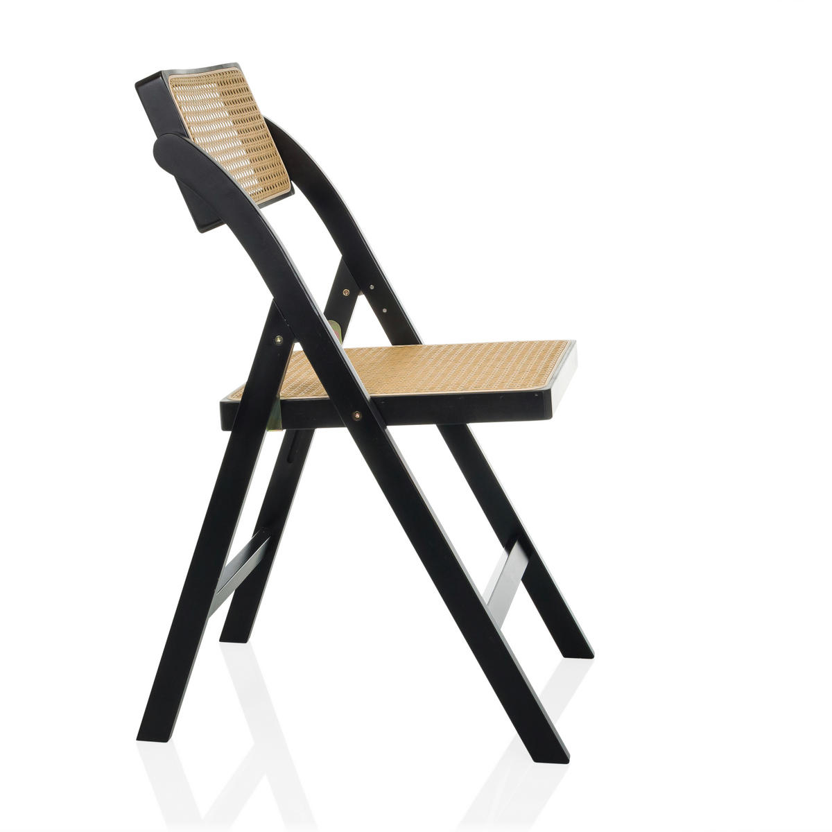 FÄLLSTOL i trä brun, svart  - brun/svart, Modern, trä (45,5/83,5/45cm) - MID.YOU