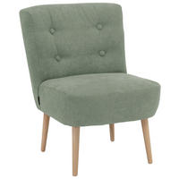 SESSEL in Flachgewebe Hellgrün  - Buchefarben/Hellgrün, Design, Holz/Textil (58/78/68cm) - Max Winzer
