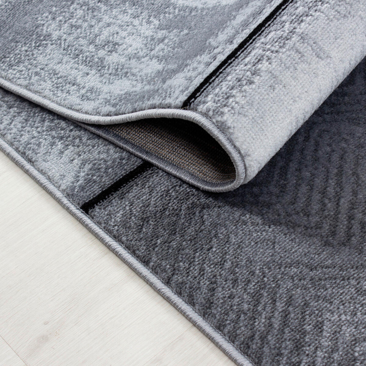 WEBTEPPICH 240/340 cm Plus Schwarz  - Schwarz, Basics, Textil (240/340cm) - Novel