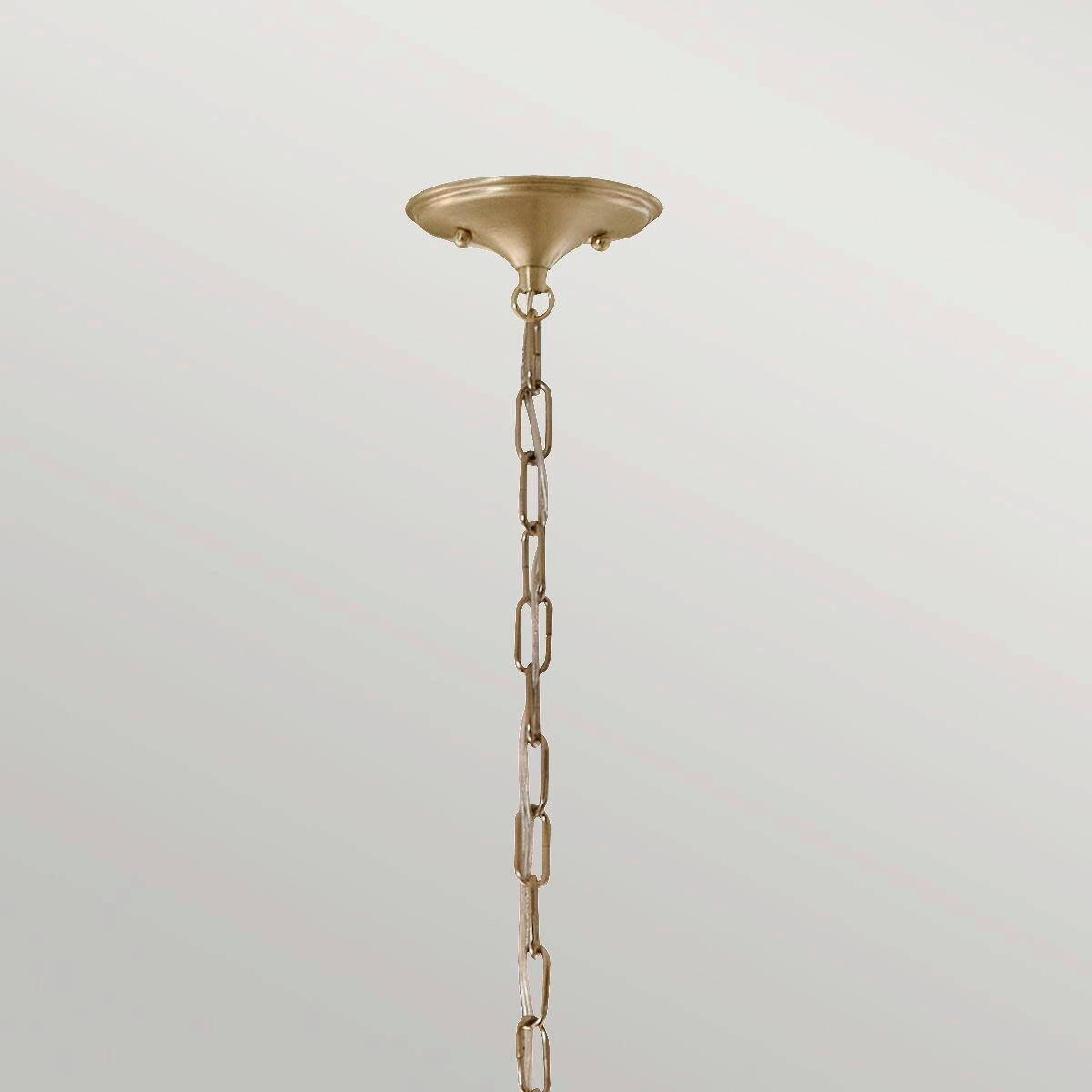 HÄNGELEUCHTE    - Weiss/Champagner, Konventionell, Metall (225.9/33/50.8cm) - Elstead Lighting