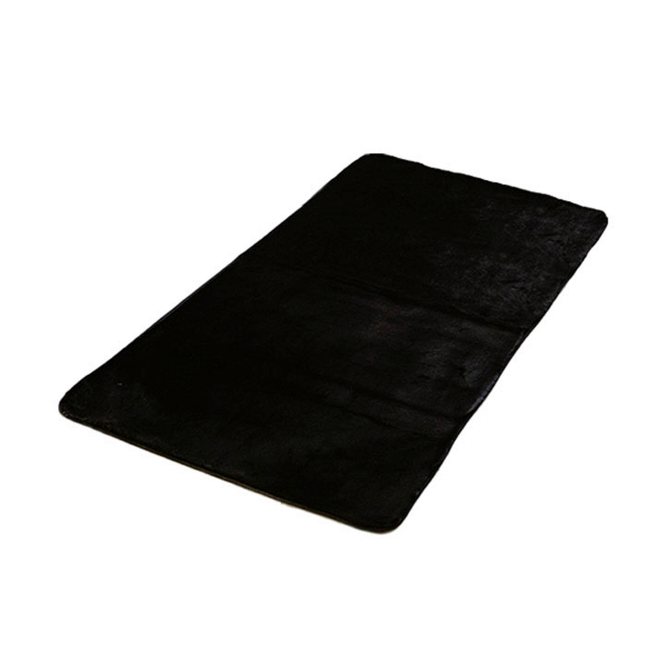 FÜRDŐSZOBASZŐNYEG   fekete   - fekete, Basics, textil (120/2/70cm)