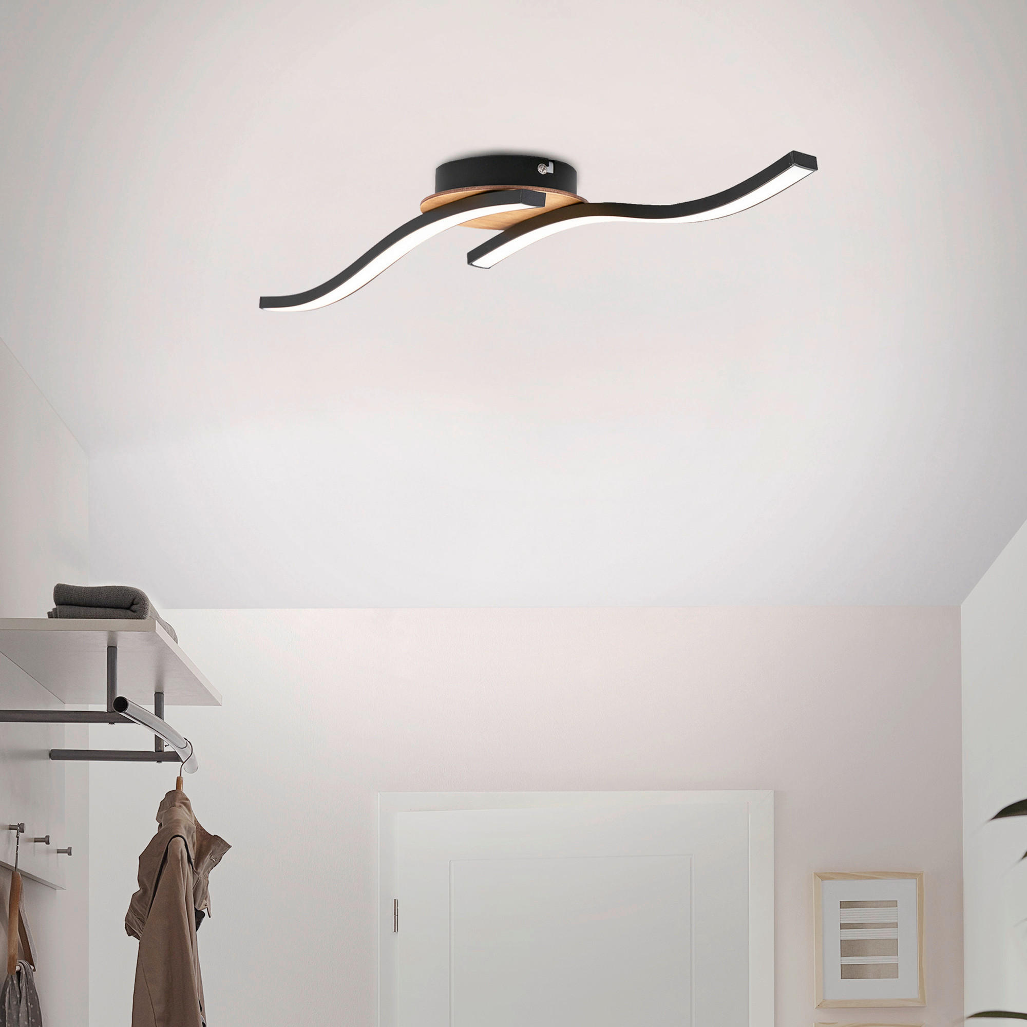 STROPNÉ LED SVIETIDLO, 55,5/12/7,2 cm - Design (55,5/12/7,2cm)