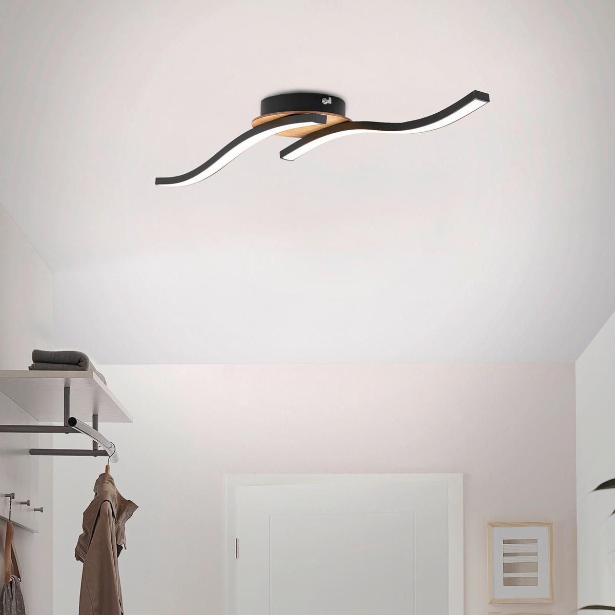 STROPNÉ LED SVIETIDLO, 55,5/12/7,2 cm - Design (55,5/12/7,2cm)