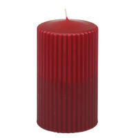 KERZE - Rot, Basics, Paraffin (6,8/12,0cm) - Steinhart