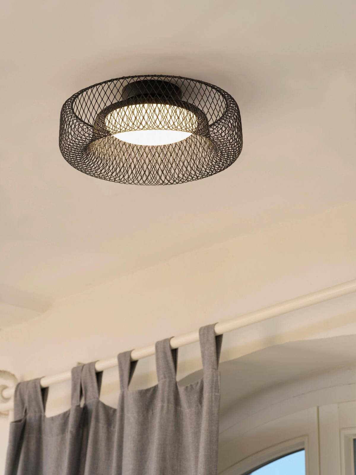 LED-DECKENLEUCHTE 30/11 cm   - Schwarz, Basics, Kunststoff/Metall (30/11cm) - Osram