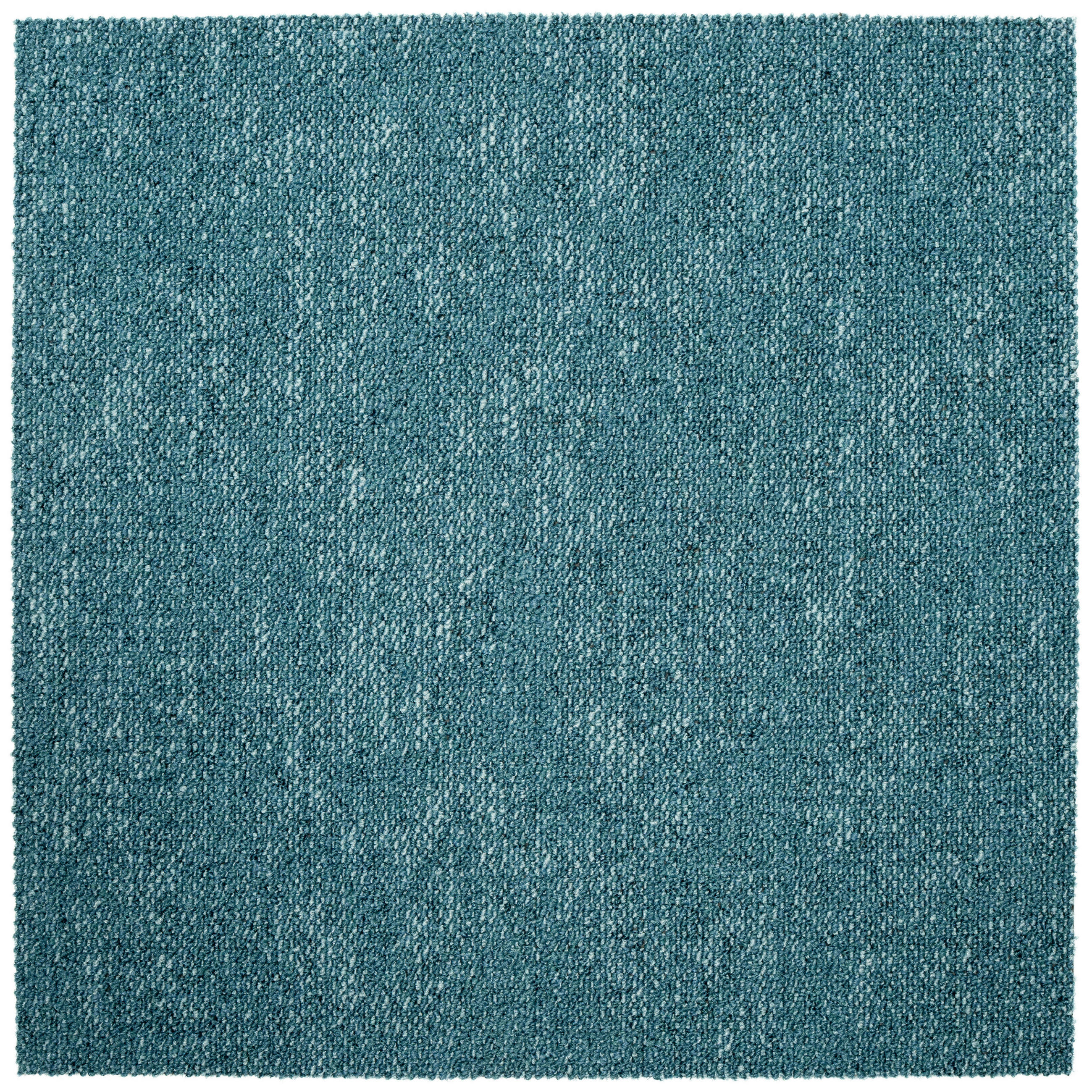 Teppichfliese Türkis Marble 50x50 cm Florhöhe 3 mm