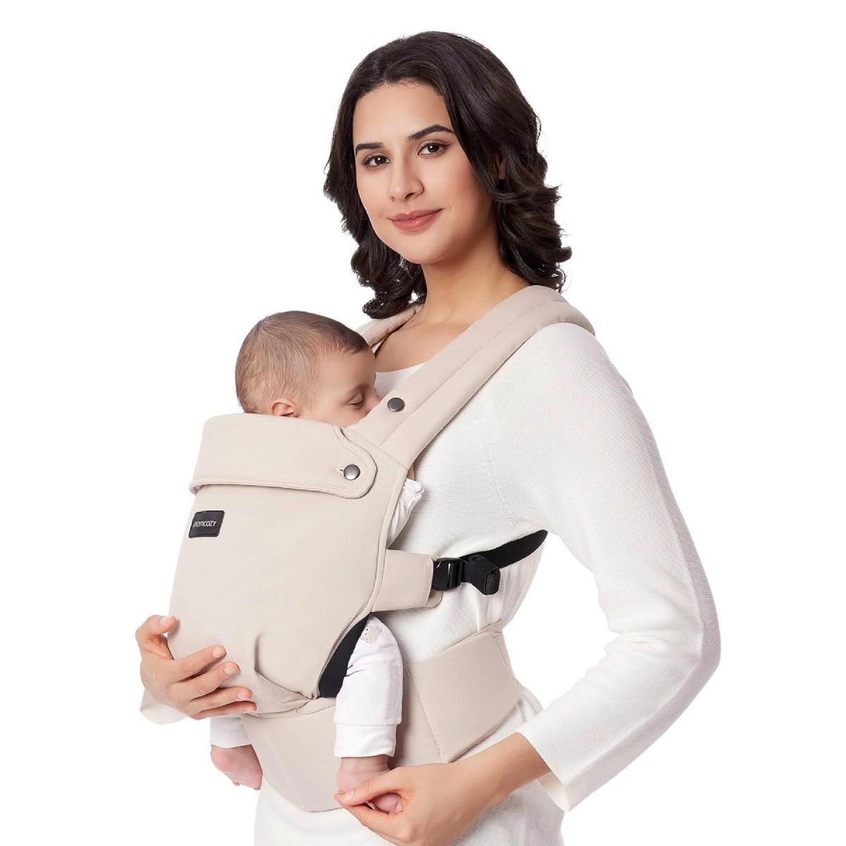 BABYTRAGE Baby Carrier Cotton  - Perlmutt, Basics, Textil (16/31/14,5cm) - Momcozy