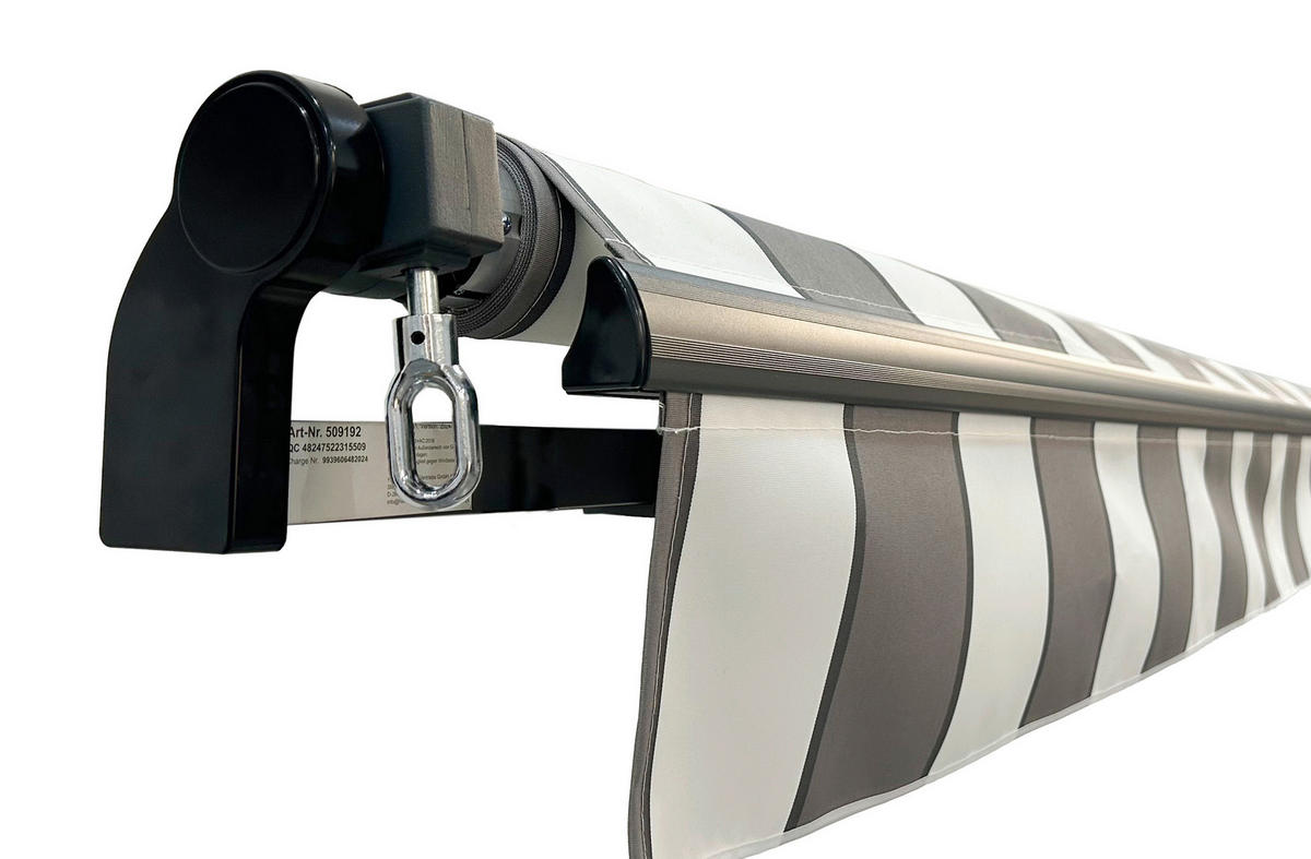 MARKISE - Anthrazit/Schwarz, MODERN, Kunststoff/Metall (295/20/200cm) - Gardenson