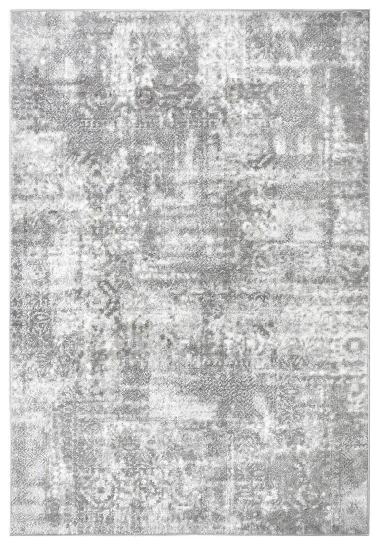 VINTAGE-TEPPICH 67/120 cm Shine Grau, Beige  - Beige/Grau, Design, Kunststoff (67/120cm)
