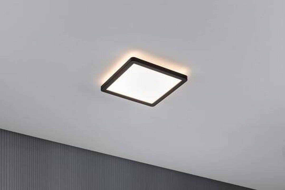 LED-PANEEL 19/19/2,8 cm   - Schwarz, Basics, Kunststoff (19/19/2,8cm) - Paulmann