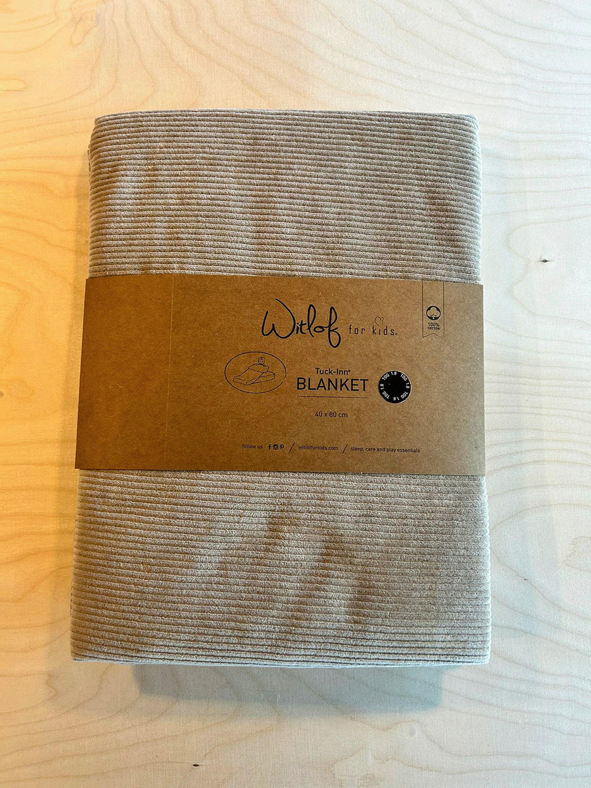 BABYDECKE 40/80 cm  - Basics (40/80cm) - Witlof for Kids