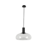 ZÁVĚSNÉ SVÍTIDLO, 37/183 cm  - černá, Design, kov/sklo (37/183cm) - Dieter Knoll