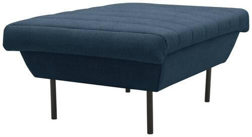 HOCKER Dunkelblau - Schwarz/Dunkelblau, Design, Textil/Metall (70/45/70cm) - LOOKS by W.Joop