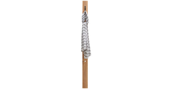 GARDEROBENPANEEL 10/165/5 cm  - Eichefarben, Design, Holzwerkstoff/Metall (10/165/5cm) - Moderano