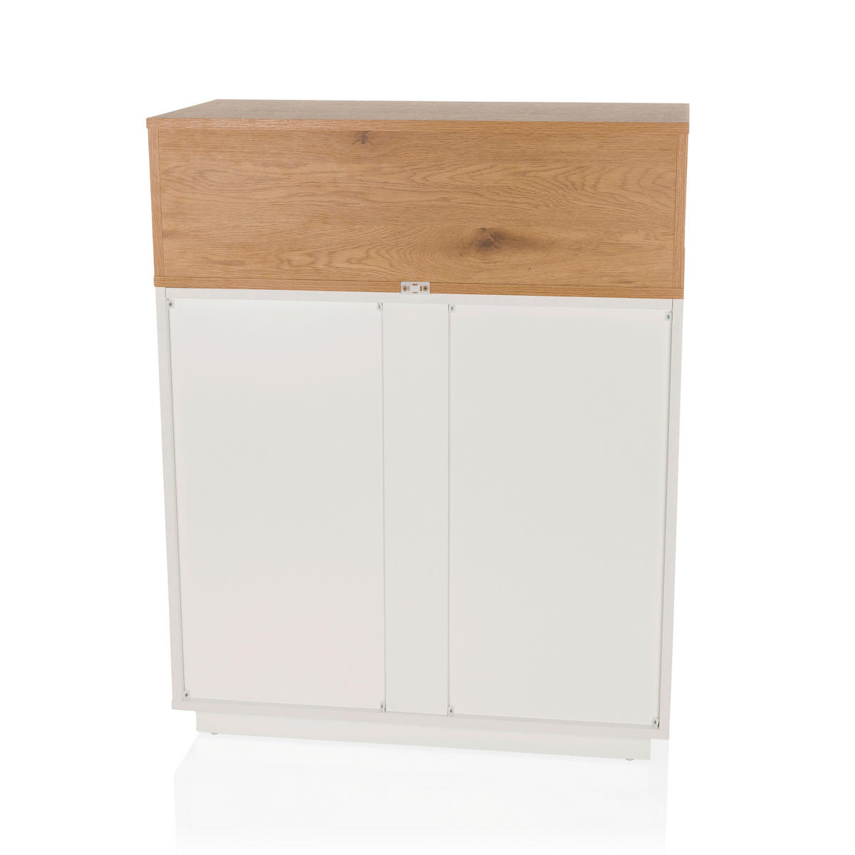 KOMMODE  in 80/100/40 cm  - Eichefarben/Weiß, MODERN, Holzwerkstoff/Kunststoff (80/100/40cm) - MID.YOU