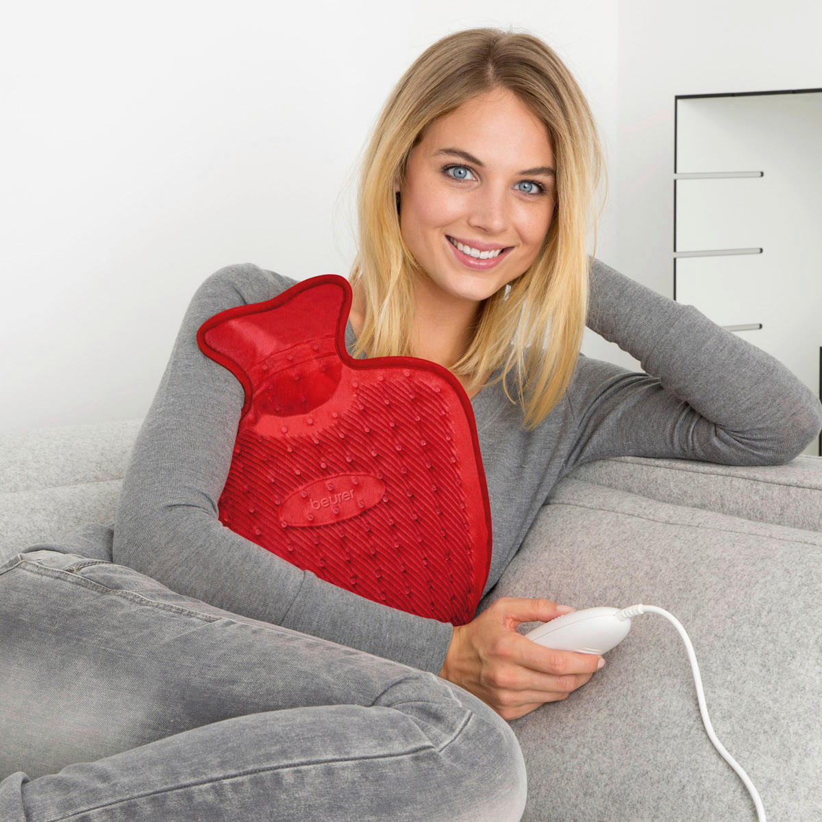 HEIZKISSEN - Rot, Basics (5,6/28/37,8cm) - Beurer