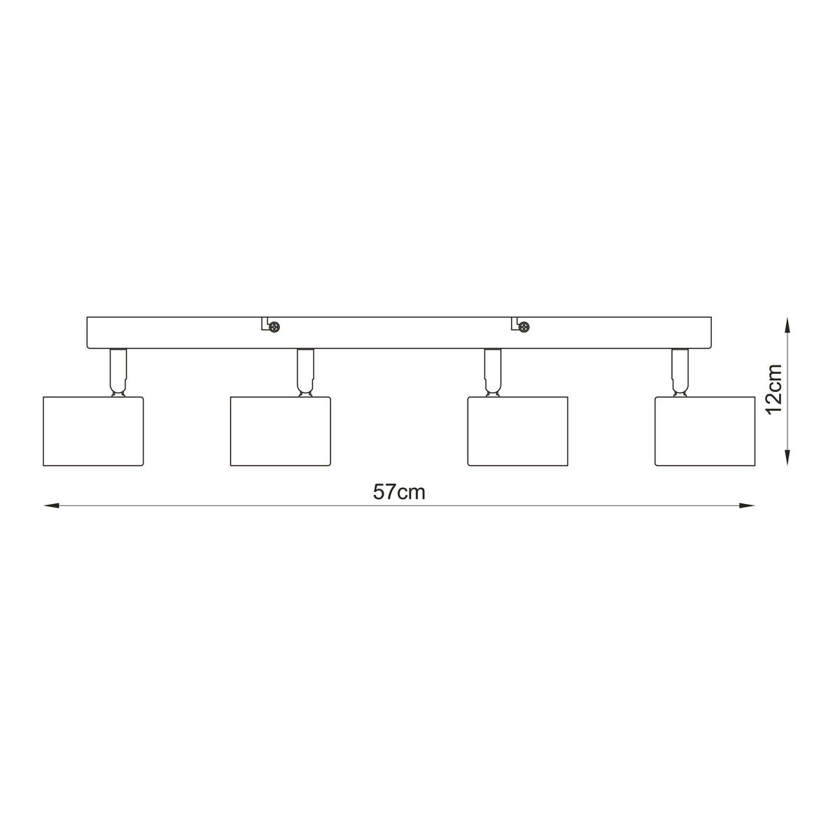 STRAHLER - Schwarz, Trend, Metall (57/8/12cm) - Novel