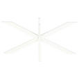 TISCHGESTELL in Metall 160/70/72 cm - Creme, Design, Metall (160/70/72cm) - Landscape