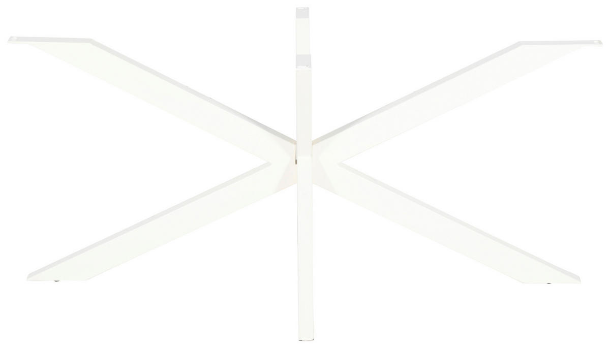 TISCHGESTELL Creme  - Creme, Design, Metall (160/70/72cm) - Landscape