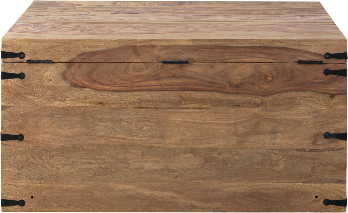 TRUHE in Holz 90/45/45 cm  - Naturfarben, Design, Holz (90/45/45cm) - Livetastic