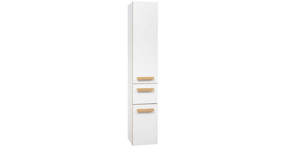 HOCHSCHRANK 30/168/33 cm - Weiß, KONVENTIONELL, Glas/Holz (30/168/33cm) - Dieter Knoll