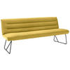 SITZBANK in Metall, Textil Gelb, Schwarz  - Gelb/Schwarz, Design, Textil/Metall (218/89/68cm) - Dieter Knoll