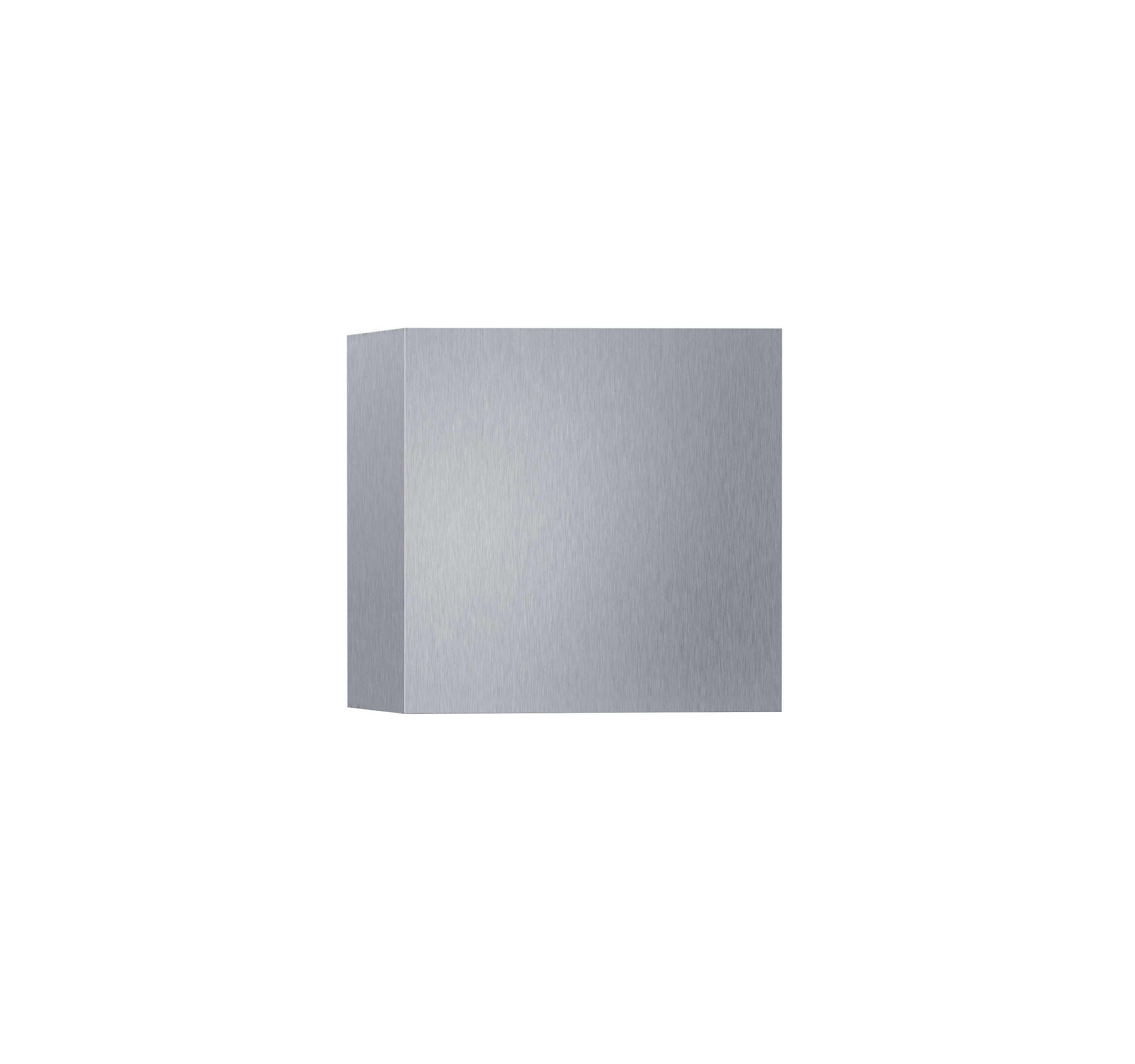 AUßENWANDLEUCHTE  - Nickelfarben, Design, Metall (10/10/10cm) - Helestra