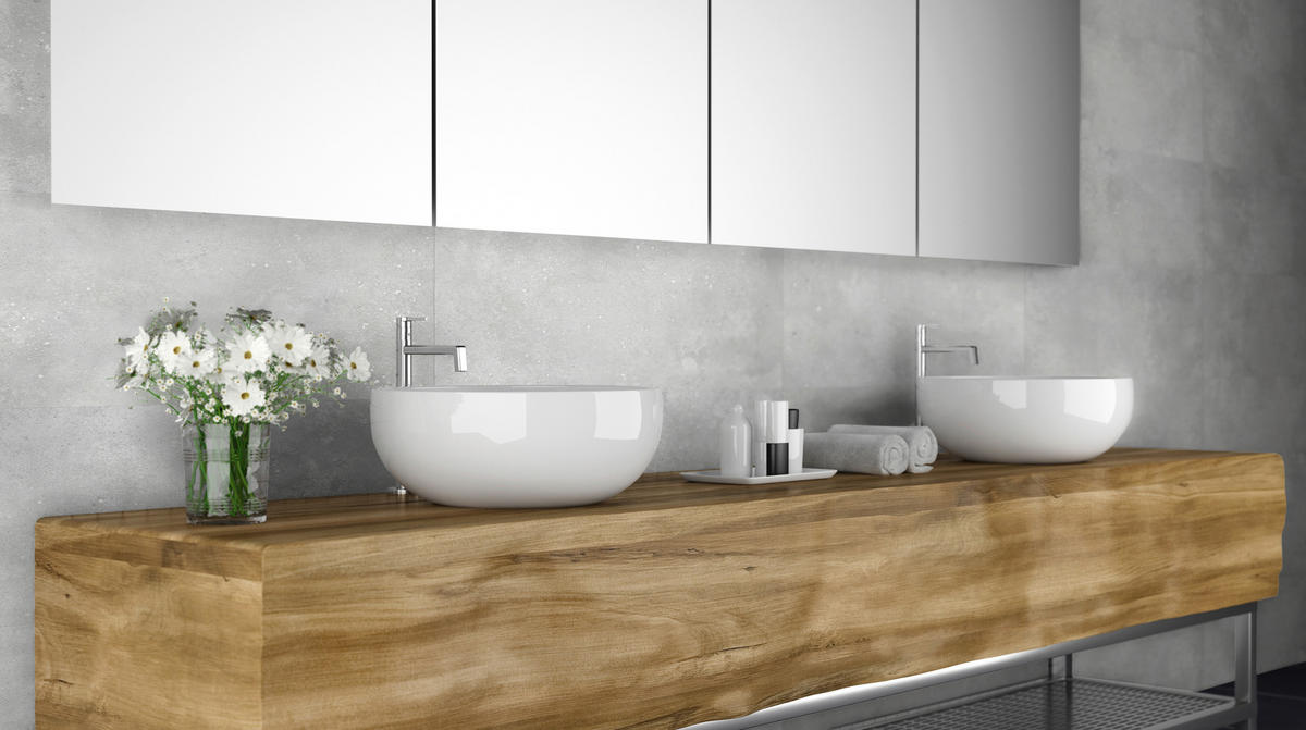 WANDPANEEL Revêt Design-Wandfliesen 12 Stück Hellgrau  - Hellgrau, MODERN, Kunststoff (60/30/0,37cm)