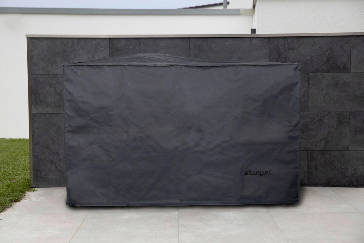 OUTDOORKÜCHE - Edelstahlfarben/Braun, Basics, Metall (127/98/62cm)