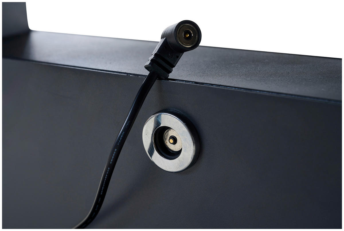 GARTENTISCH 180/100/52,5-77,5 cm Metall rechteckig  - Anthrazit, Basics, Metall (180/100/52,5-77,5cm) - Siena Garden