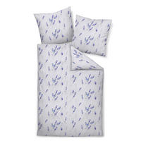 POSTELJNINA 135/200 cm mečkanka lila  - lila, Konvencionalno, tekstil (135/200cm) - Janine