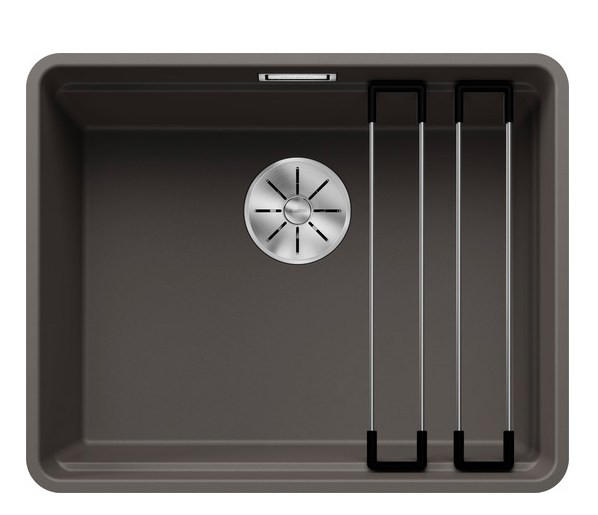 SPÜLE Etagon  - Grau, Basics, Stein/Metall (78/20,2/50cm) - Blanco