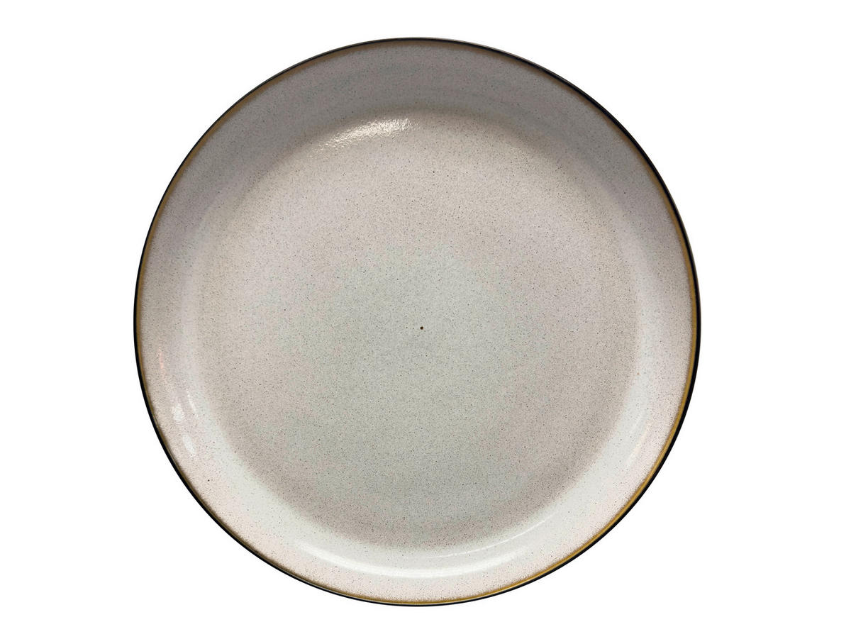 FARFURIE ÎNTINSĂ 26,7 cm  - nisipiu, Design, ceramică (26,7cm) - Novel