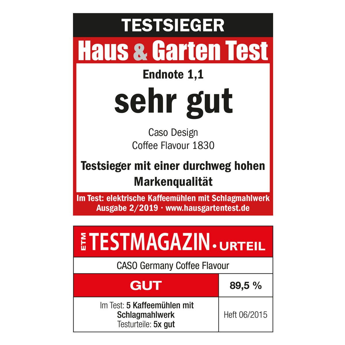 KAFFEEMÜHLE  - Basics (10/20,5/10cm) - CASO Design