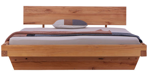 BALKENBETT 180/200 cm  in Buchefarben   - Buchefarben, LIFESTYLE, Holz (180/200cm) - Linea Natura