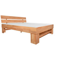 BETT 180/200 cm,  in Kernbuche,  - Kernbuche, Natur, Holz (180/200cm) - Carryhome
