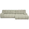 ECKSOFA in Webstoff Naturfarben  - Schwarz/Naturfarben, Modern, Kunststoff/Textil (297/180cm) - Welnova