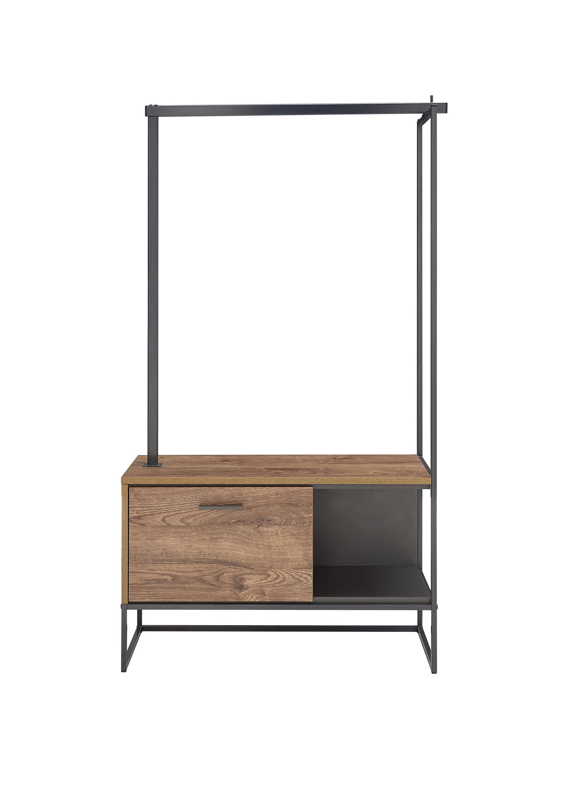 COMODĂ 86/154/38 cm  - culoare lemn stejar/grafit, Romantik / Landhaus, metal/material pe bază de lemn (86/154/38cm) - Xora