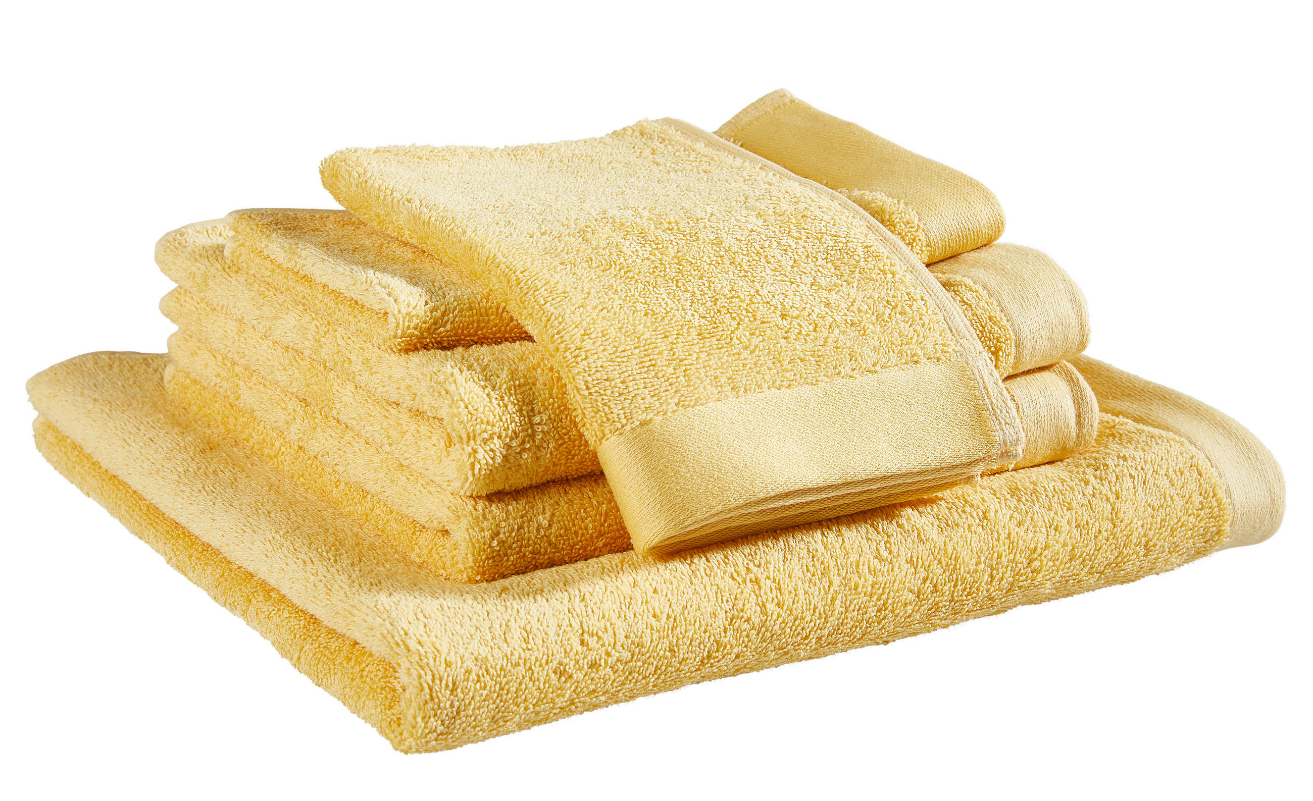 FROTTIERSET Davila Gelb 5-teilig  - Gelb, Basics, Textil - Bio:Vio