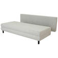 SCHLAFSOFA Lia in Webstoff Taupe  - Taupe/Schwarz, Design, Textil/Metall (197/84/92,5cm) - Hom`in