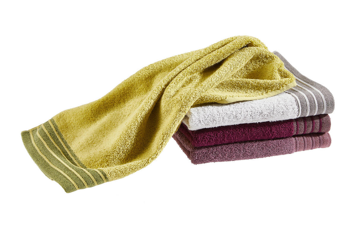 HANDTUCHSET Santo Beere 3-teilig  - Beere, Basics, Textil (50/100cm) - Esposa
