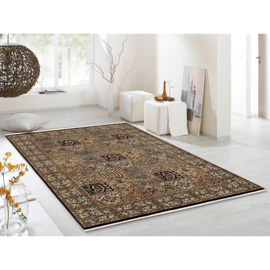 Thumbnail - Cazaris Orientteppich Vasuki Bakhtyari, Blau, Beige, Textil, Bordüre, rechteckig, 200x260 cm, Care & Fair, für Fußbodenh...